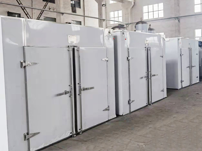 Secador de bandeja circulante de ar quente